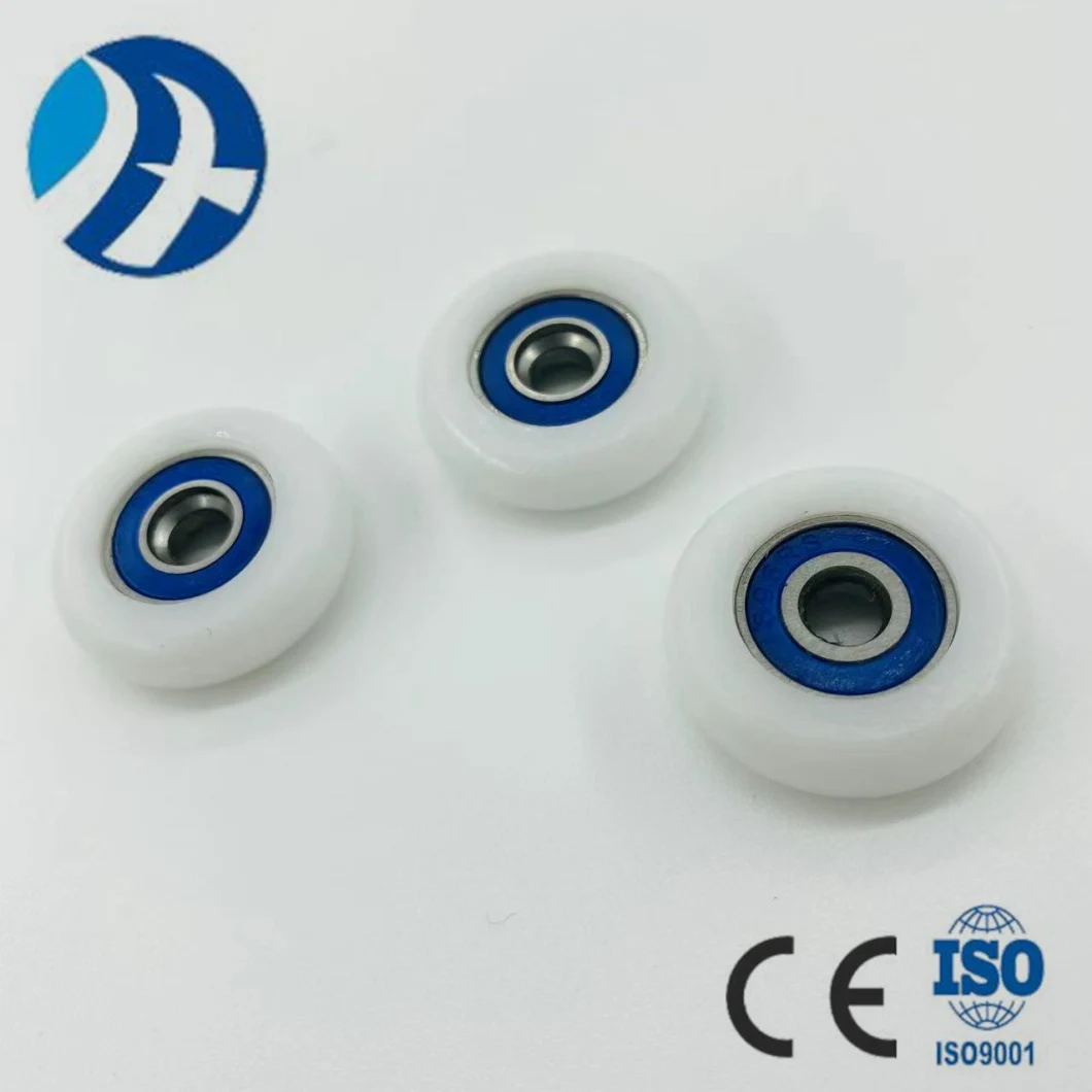 Durable Customized Nylon and High Speed Long Life Easy to Load Low Profile Bearing Pulley with High Quality